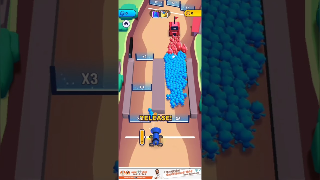 Mob control gameplay 