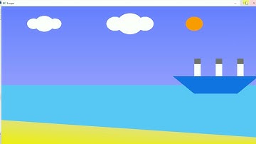 Sea View Open_GL / Computer Graphics Project With Source Code