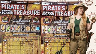 X MARKS THE SPOT! 🏴‍☠️ NEW $3 Pirate’s Treasure! Iowa lottery 
