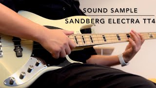 Sandberg Electra TT4 (Delano Pickup, California 2 band Onboard EQ) Sound Sample screenshot 4