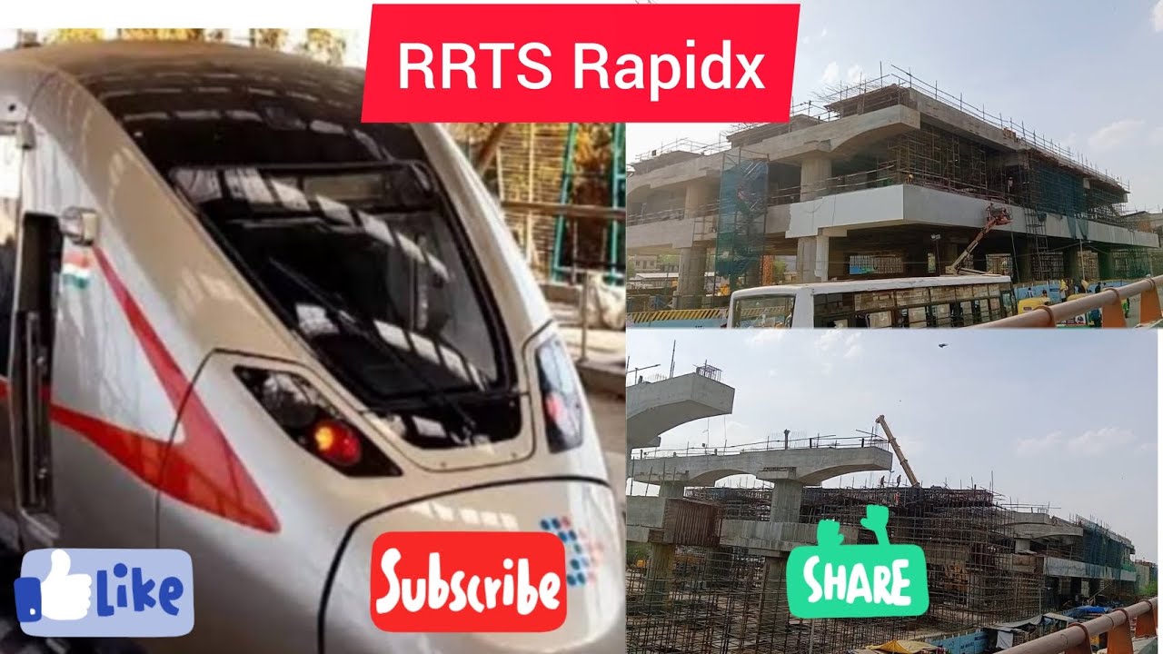 RRTS Rapidx Biggest Metro Station in Sarai kalen khan Nizamuddin YouTube
