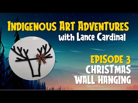 Reindeer Christmas wall hanging