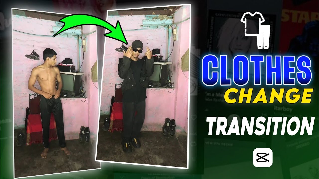Clothes Change Transition Effect Editing In CapCut | Smooth Transition