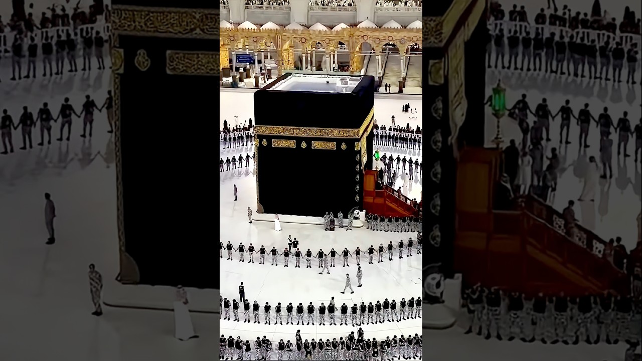 Kaabe Shareef using Ward Taifi Rose Water 💐👌