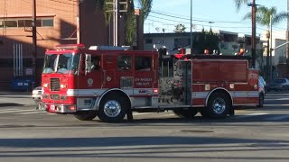 LAFD Engine 72 (Reserve) & *NEW* Rescue 72 Responding