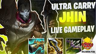 ULTRA HARDCARRY ON JHIN WITH BAD TEAM! - Wild Rift HellsDevil Plus Gameplay