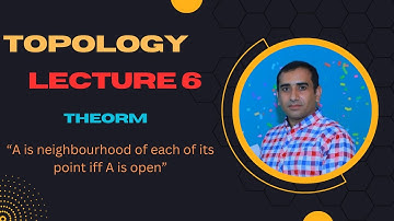 Theorem: A subset is open If and only if it is neighbourhood of its own points |Topology|Mathematics