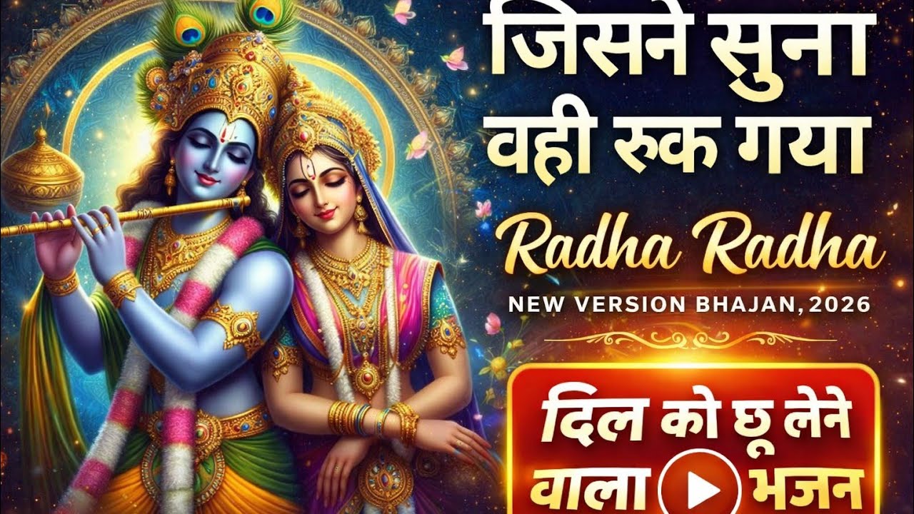 🌼 Soulful Radha Krishna Morning Bhajans 2026 | Divine Nonstop Krishna Bhakti Songs | Peacful Bhajan