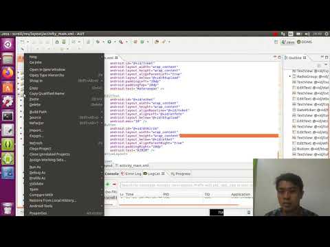 Eclipse : membuat scrollview pada aplikasi android