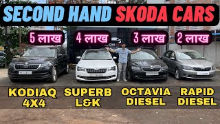Used Skoda Cars Superb, Kodiaq, Octavia, Rapid For Sale Nashik.