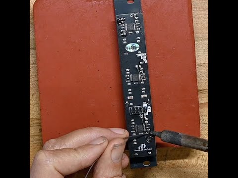 C.K. builds a BUF buffered multi kit from Thonk Synth, eurorack