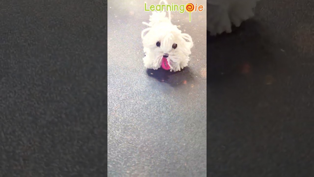 DIY Cute Little Dog| Easy Wool Craft for Kids| How to make beautiful dog with Yarn 