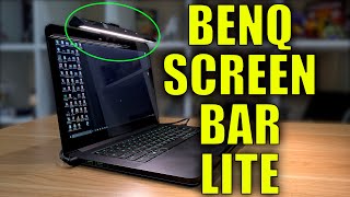 Benq Screenbar Lite Review Office Lamp For Your Laptop Youtube