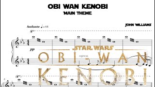 Obi Wan Kenobi - Main Theme for piano