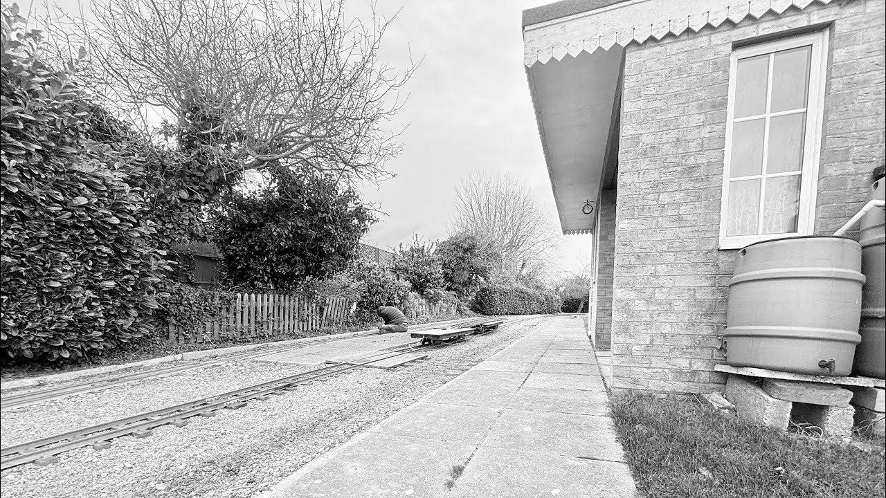 Hemsby miniature railway ripped up.