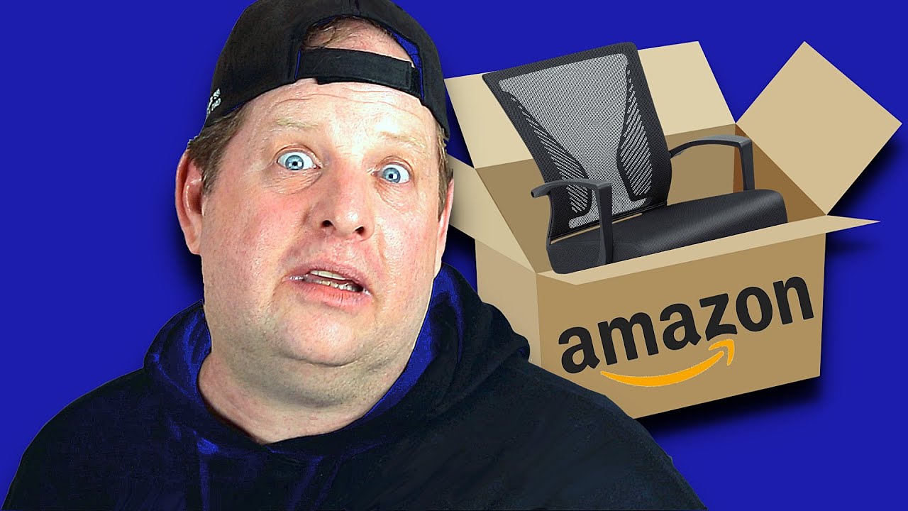Furmax Office Mid Back Swivel Mesh Chair From Amazon- Unboxing & How To Assemble (parody)