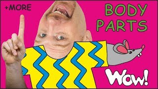 body parts for kids and animal farm from steve and maggie stories for children by wow english tv