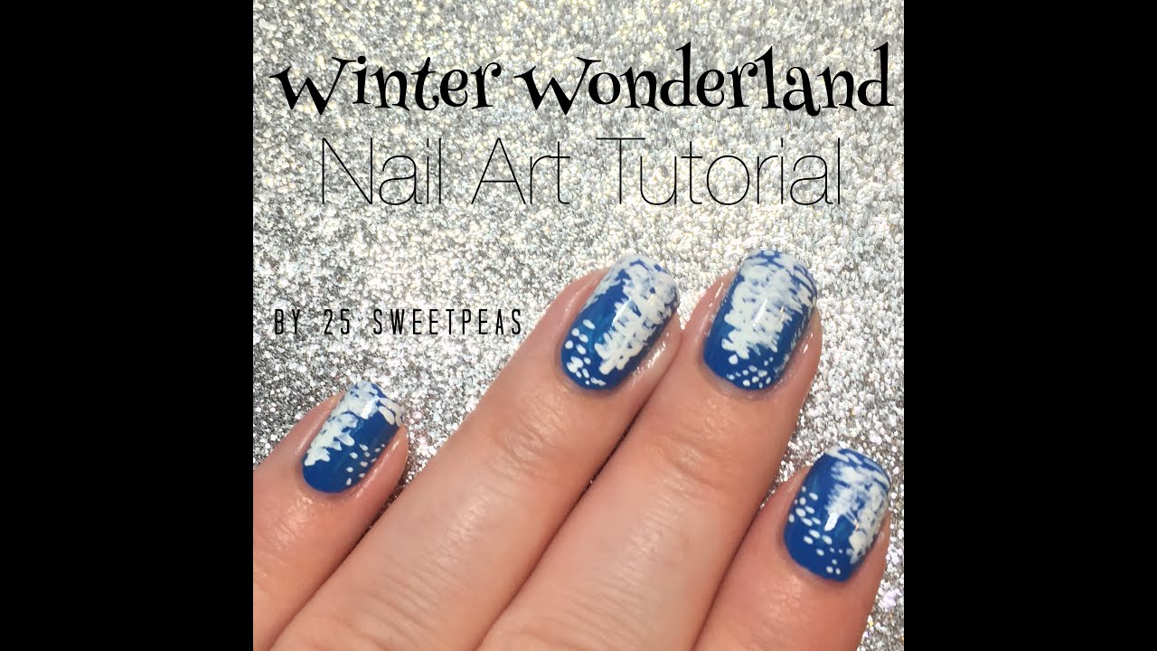 Winter Wonderland Glitter Nail Art - wide 3