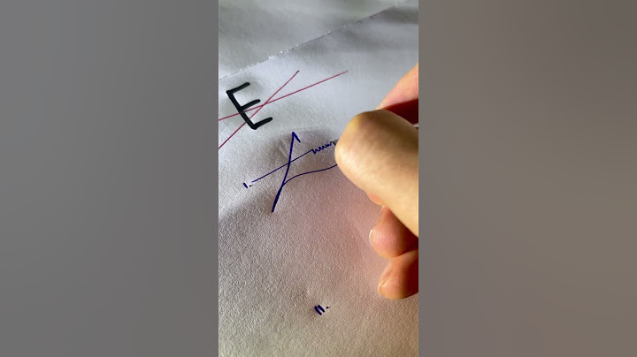 How to sign the letter E?❤️#signature #calligraphy #lettersign #art