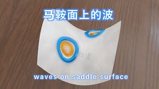 马鞍面上的波 | waves on a saddle surface