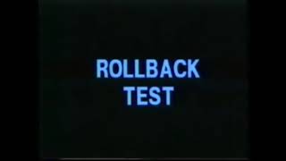 VHS Rip | Eskimo Lift Destruction Rollback Test