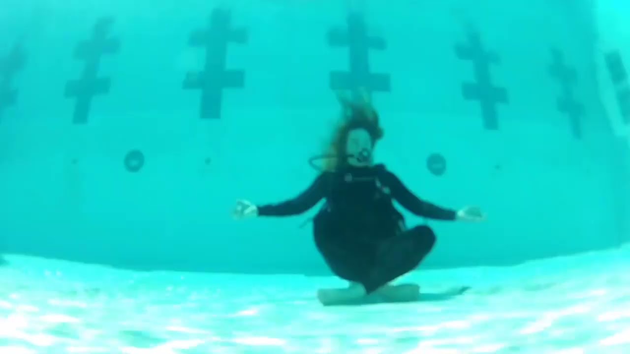 Scuba Yoga Namaste Underwater