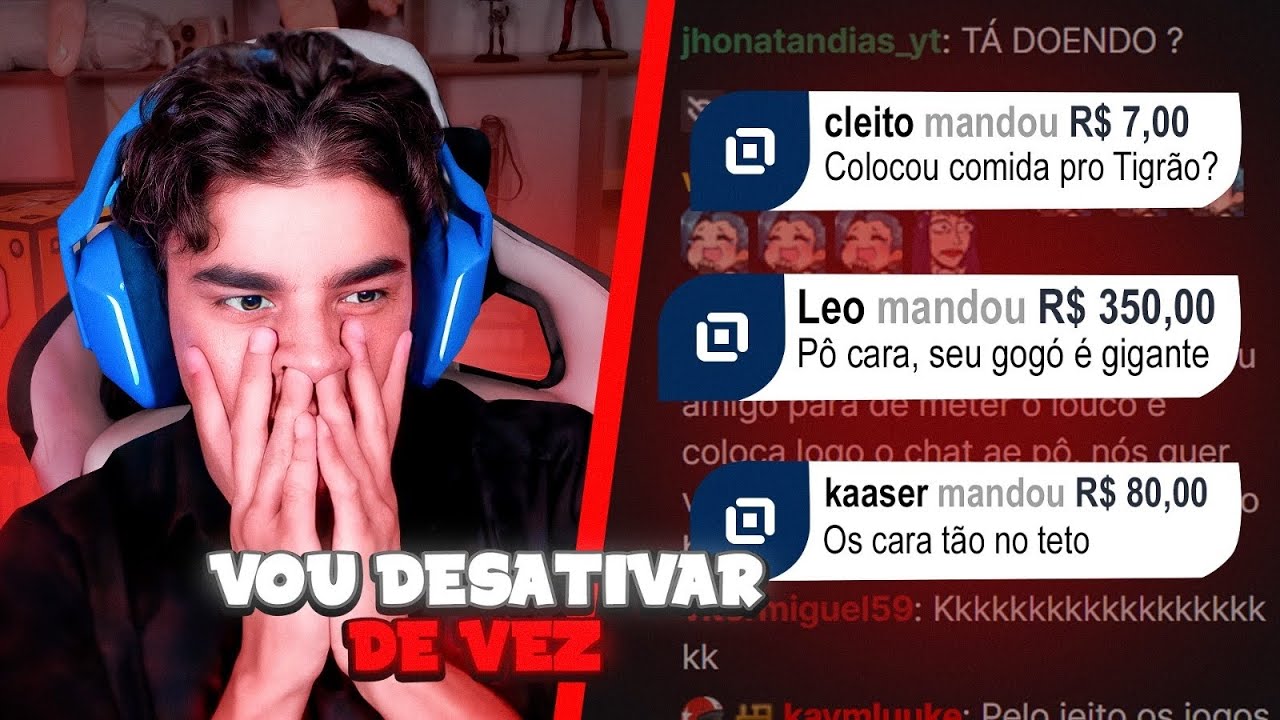 SE ESTRESSOU COM AS DONATES! BISTECONE REAGINDO AO LIVE PIX