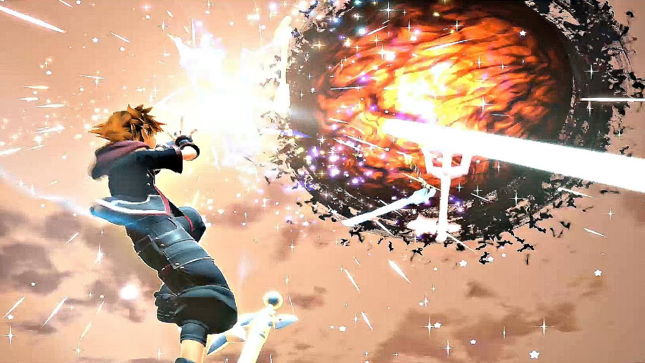 Kingdom Hearts 3 - Sora Uses Union X Power VS Darkness
