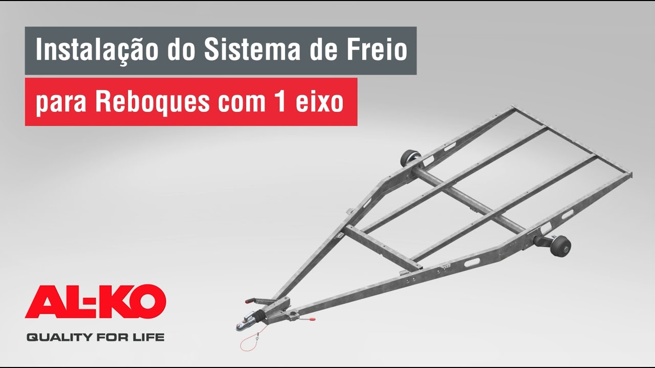 Instalação do Sistema de Freios para Reboques com 1 Eixo AL-KO