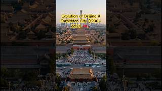 Evolution of Beijing & Forbidden City (1900 - 2200) 🇨🇳🚀 #timetravel #cyberpunk #shorts