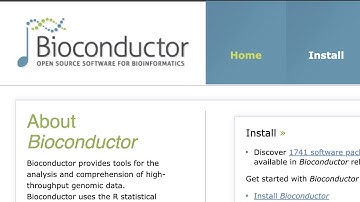 Setup Bioconductor and learn Bioinformatics