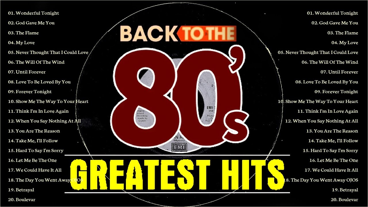Golden Oldies Greatest Hits Of 1980s   80s Songs Playlist   Best Oldies Songs Of All Time
