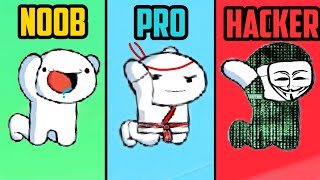 Noob Vs Pro Vs Hacker - TheOdd1sOut: Let's Bounce