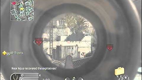 Sick Noscope Across Map On Cod4!