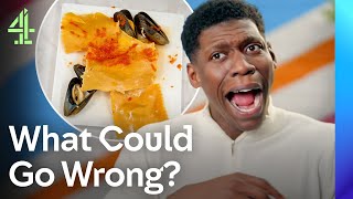 Teaching Celebrities How To Make Pasta From Scratch | Celeb Cooking School | Channel 4