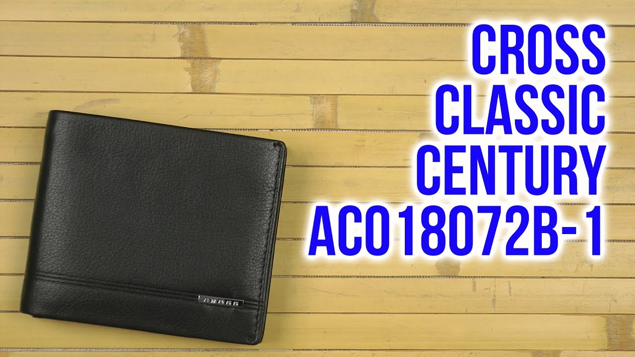 Распаковка Cross Classic Century Черное AC018072B-1