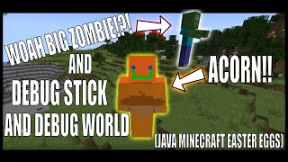 3 Cool Easter Eggs of Minecraft Java! (The Acorn)