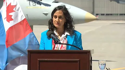 Defence Minister Anita Anand announces Canada inve...