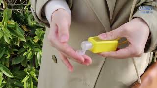 PET Hand Sanitizer Holder Flip Cap Silicone Case Key Chain 30ml Supplier screenshot 5