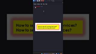 Linux PRO Tip: View All Running Services Instantly! 💻🔥 #linuxbasics  #interviewtips #linux #shorts
