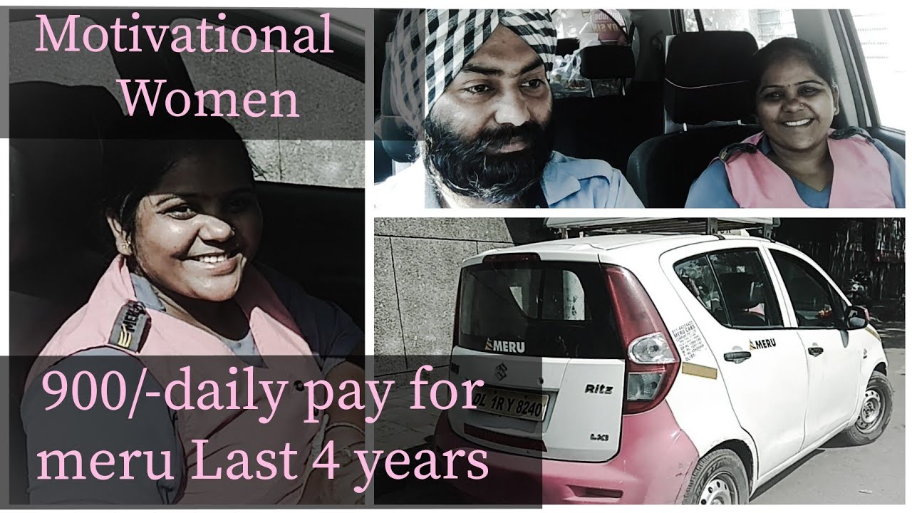 Super woman sunita Kumari cab drive last 4 years with meru - YouTube