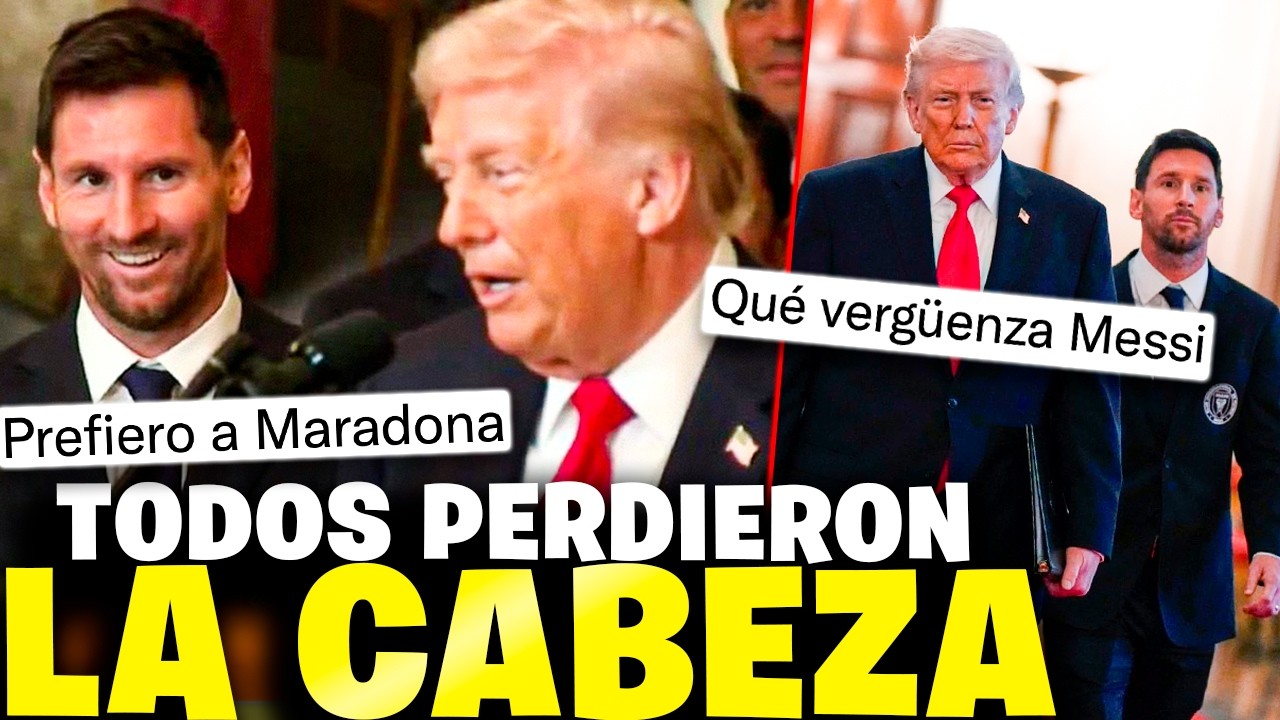 Messi se reúne con Trump y los activistas WOKE ENFURECEN 🤣