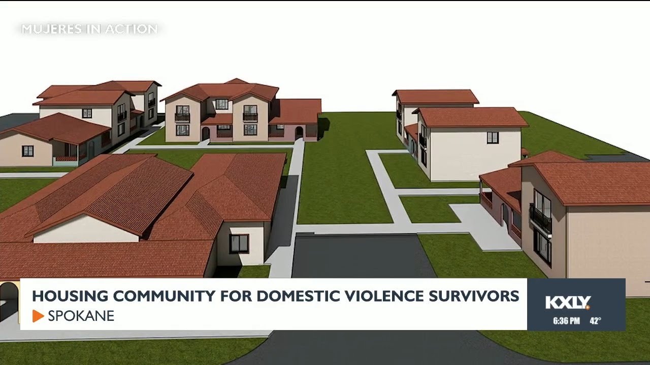 Housing community for domestic violence survivors - YouTube