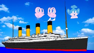 Mickey, Minnie Mouse and Pansage on the Titanic