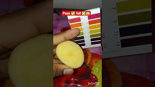 potato ph testing ❎✅😱#ph value