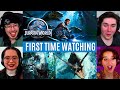 REACTING to *Jurassic World* BACK IN BUSINESS?? (First Time Watching) Action Movies image