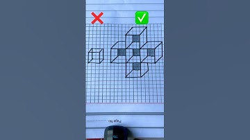 Simple Cube❌ Vs Artist’s Cube✅ #shorts #short #viral #trending #funny #satisfying #shortvideo
