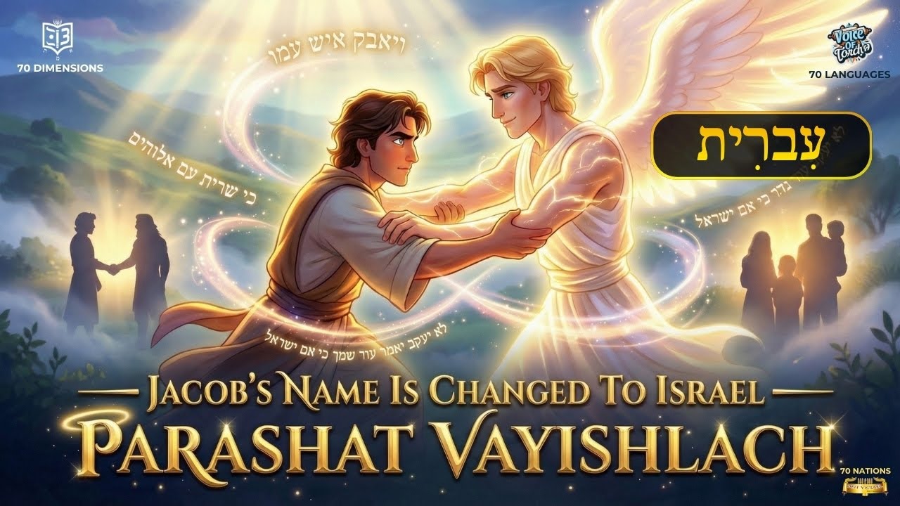 [Иврит] Имя Иакова изменено на Израиль — Парашат Вайишлах 5786