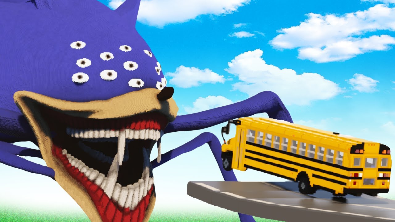 Cars vs Shin Sonic Spider | Teardown