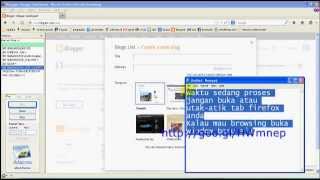 iMacros Script - Blogspot Creator